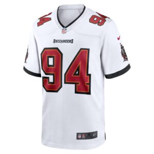 Calijah Kancey Tampa Bay Buccaneers Nike Game Jersey - White