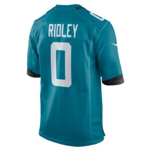 Men's Jacksonville Jaguars Calvin Ridley Nike Teal Game Player Jersey