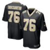 Men's New Orleans Saints Calvin Throckmorton Nike Black Game Player Jersey