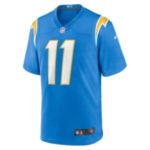 Men's Los Angeles Chargers Cameron Dicker Nike Powder Blue Game Jersey