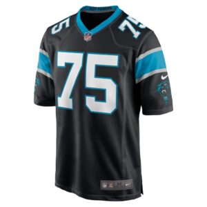 Men's Carolina Panthers Cameron Erving Nike Black Game Jersey