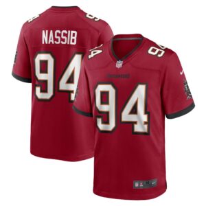 Men's Tampa Bay Buccaneers Carl Nassib Nike Red Game Player Jersey