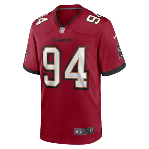 Men's Tampa Bay Buccaneers Carl Nassib Nike Red Game Player Jersey