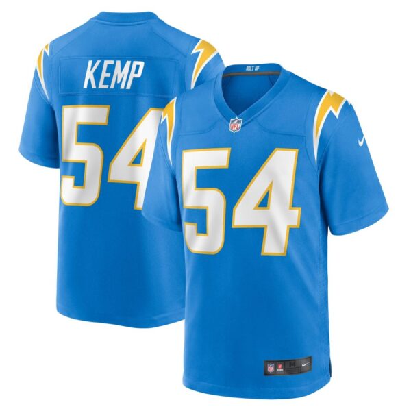 Men's Los Angeles Chargers Carlo Kemp Nike Powder Blue Game Player Jersey