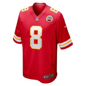 Men's Kansas City Chiefs Carlos Dunlap Nike Red Home Game Player Jersey