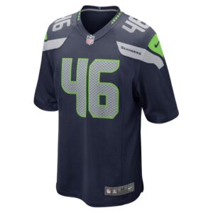 Men's Seattle Seahawks Carson Tinker Nike College Navy Home Game Player Jersey