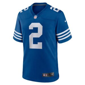 Men's Indianapolis Colts Carson Wentz Nike Royal Alternate Game Jersey