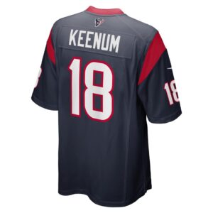 Case Keenum Houston Texans Nike Game Player Jersey - Navy