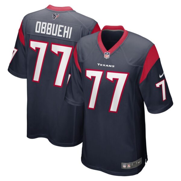 Men's Houston Texans Cedric Ogbuehi Nike Navy Game Jersey