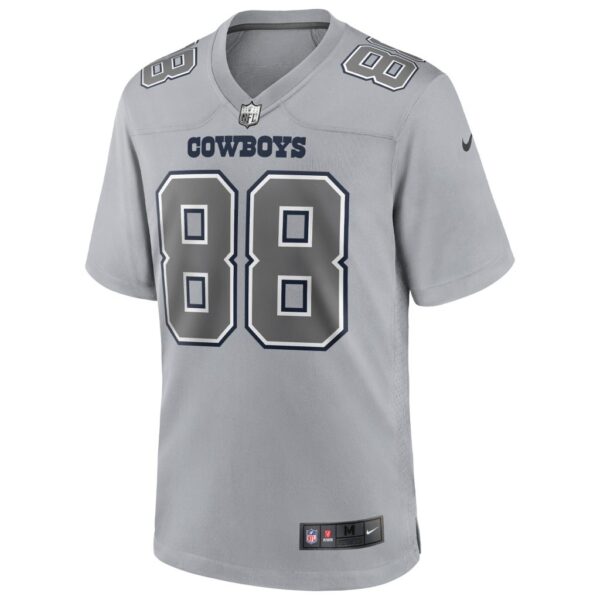 Men's Dallas Cowboys CeeDee Lamb Nike Gray Atmosphere Fashion Game Jersey