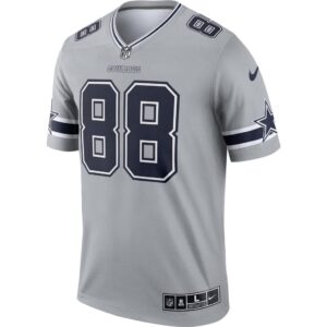 Men's Dallas Cowboys CeeDee Lamb Nike Gray Inverted Legend Jersey