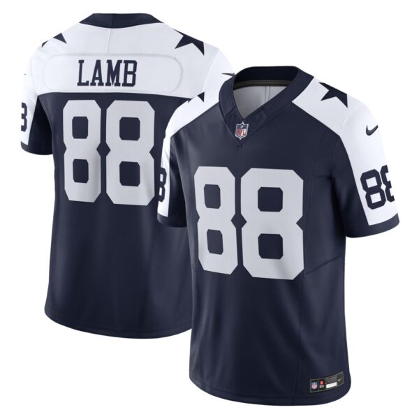 Men's Dallas Cowboys CeeDee Lamb Nike Navy Vapor F.U.S.E. Limited Jersey