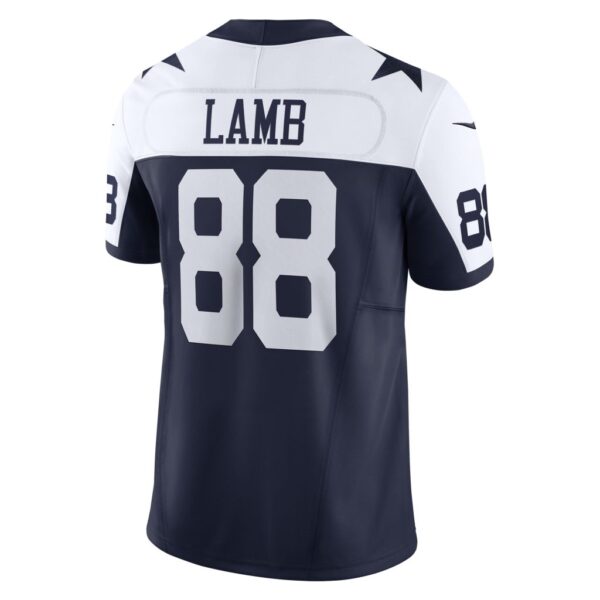 Men's Dallas Cowboys CeeDee Lamb Nike Navy Vapor F.U.S.E. Limited Jersey