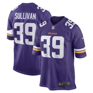 Men's Minnesota Vikings Chandon Sullivan Nike Purple Game Player Jersey