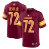 Men's Washington Commanders Charles Leno Jr. Nike Burgundy Home Game Player Jersey