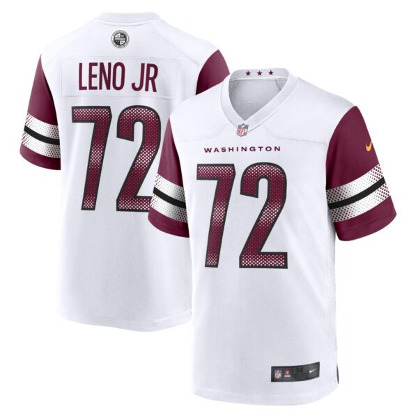 Men's Washington Commanders Charles Leno Jr. Nike White Away Game Player Jersey