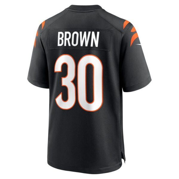 Chase Brown Cincinnati Bengals Nike Team Game Jersey - Black