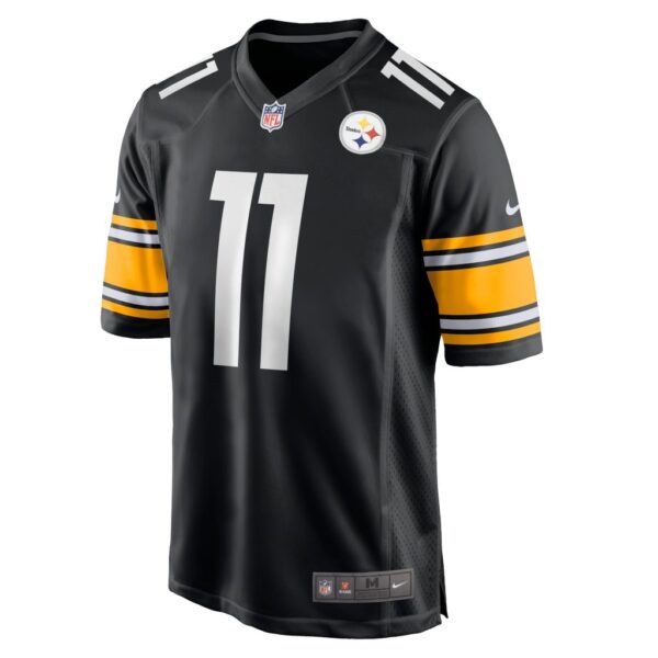 Men's Pittsburgh Steelers Chase Claypool Nike Black Game Team Jersey