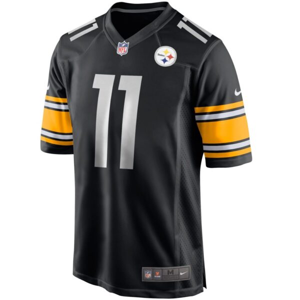 Men's Pittsburgh Steelers Chase Claypool Nike Black Player Game Jersey