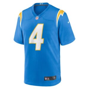 Men's Los Angeles Chargers Chase Daniel Nike Powder Blue Game Jersey