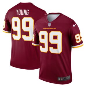 Men's Nike Chase Young Burgundy Washington Football Team Legend Jersey