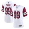 Men's Washington Commanders Chase Young Nike White Game Jersey