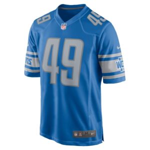 Men's Detroit Lions Chris Board Nike Blue Player Game Jersey