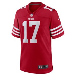 Men's San Francisco 49ers Chris Conley Nike Scarlet Game Jersey