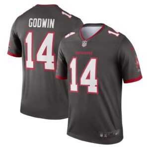 Men's Tampa Bay Buccaneers Chris Godwin Nike Pewter Alternate Legend Jersey