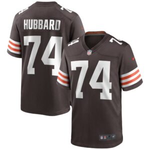 Men's Cleveland Browns Chris Hubbard Nike Brown Game Jersey