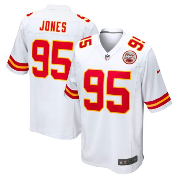 Men's Kansas City Chiefs Chris Jones Nike White Game Jersey