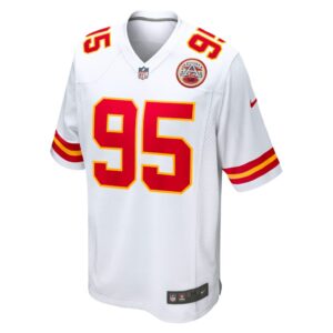 Men's Kansas City Chiefs Chris Jones Nike White Game Jersey