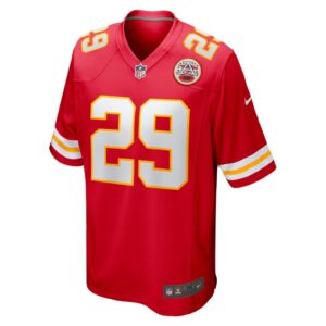 Men's Kansas City Chiefs Chris Lammons Nike Red Team Game Player Jersey