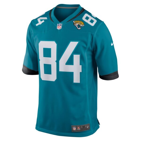 Men's Jacksonville Jaguars Chris Manhertz Nike Teal Game Jersey