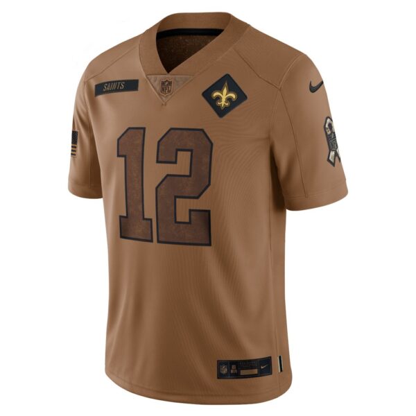 Chris Olave New Orleans Saints Nike 2023 Salute To Service Limited Jersey - Brown