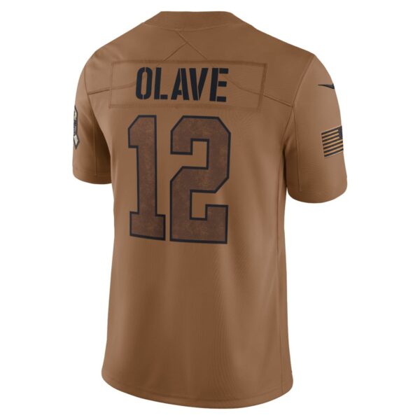 Chris Olave New Orleans Saints Nike 2023 Salute To Service Limited Jersey - Brown