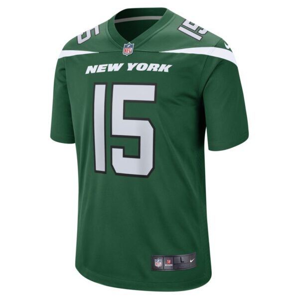 Men's New York Jets Chris Streveler Nike Gotham Green Game Player Jersey