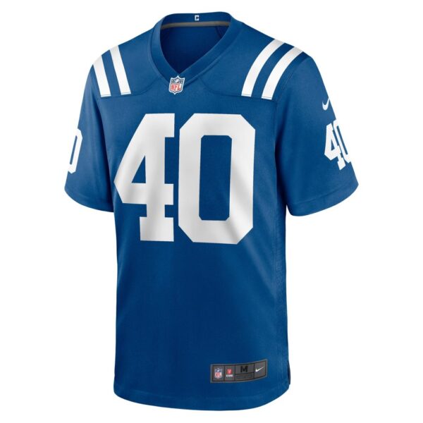 Men's Indianapolis Colts Chris Wilcox Nike Royal Game Jersey