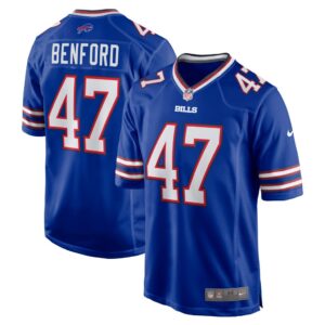 Men's Buffalo Bills Christian Benford Nike Royal Game Jersey