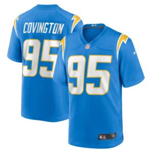 Men's Los Angeles Chargers Christian Covington Nike Powder Blue Game Jersey