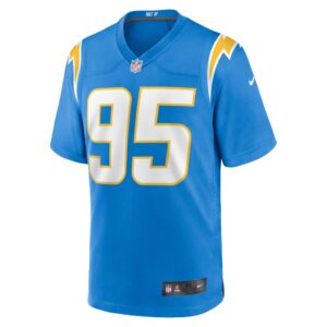 Men's Los Angeles Chargers Christian Covington Nike Powder Blue Game Jersey