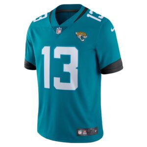 Men's Jacksonville Jaguars Christian Kirk Nike Teal Team Logo Vapor Limited Jersey