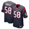 Men's Houston Texans Christian Kirksey Nike Navy Game Jersey