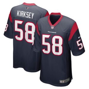 Men's Houston Texans Christian Kirksey Nike Navy Game Jersey