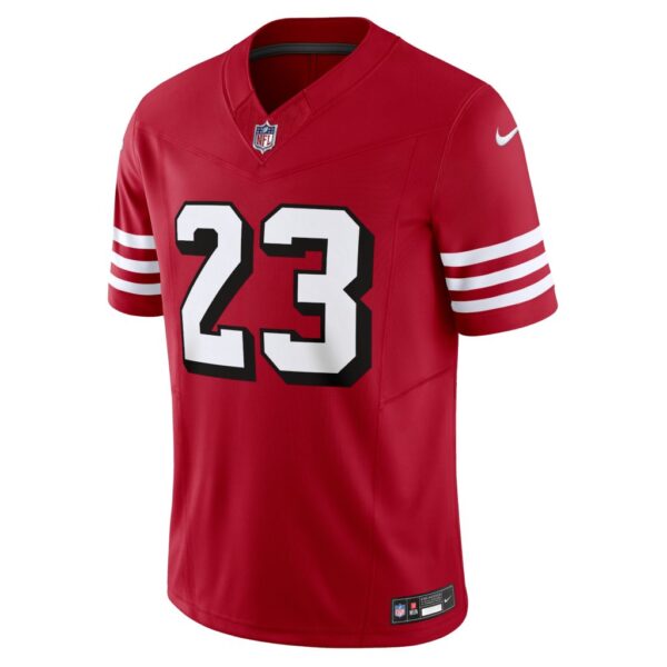 Men's San Francisco 49ers Christian McCaffrey Nike Scarlet Alternate Vapor F.U.S.E. Limited Jersey