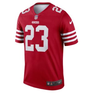 Men's San Francisco 49ers Christian McCaffrey Nike Scarlet Legend Jersey