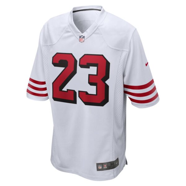 Men's San Francisco 49ers Christian McCaffrey Nike White Game Jersey