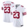 Men's San Francisco 49ers Christian McCaffrey Nike White Vapor F.U.S.E. Limited Jersey