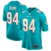 Men's Miami Dolphins Christian Wilkins Nike Aqua Game Jersey