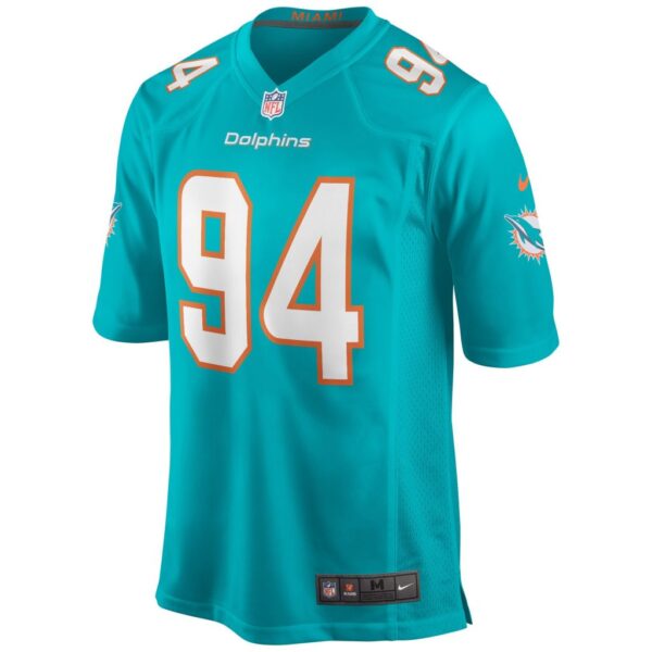 Men's Miami Dolphins Christian Wilkins Nike Aqua Game Jersey